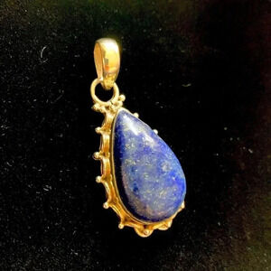 Sterling silver 925 Lapis Pendant